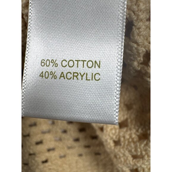 House of Harlow 1960 Crochet Button‑Down Women's Blouse- Size: L - Picture 6 of 10